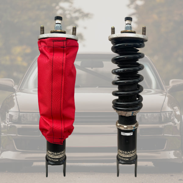 Universal Coilover Covers RED