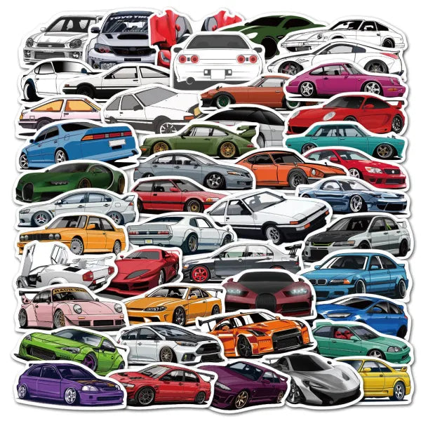 Modified Car Sticker Pack