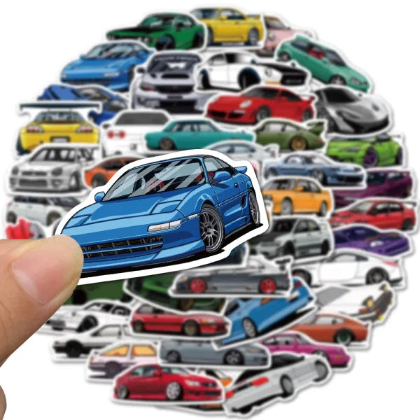 Modified Car Sticker Pack